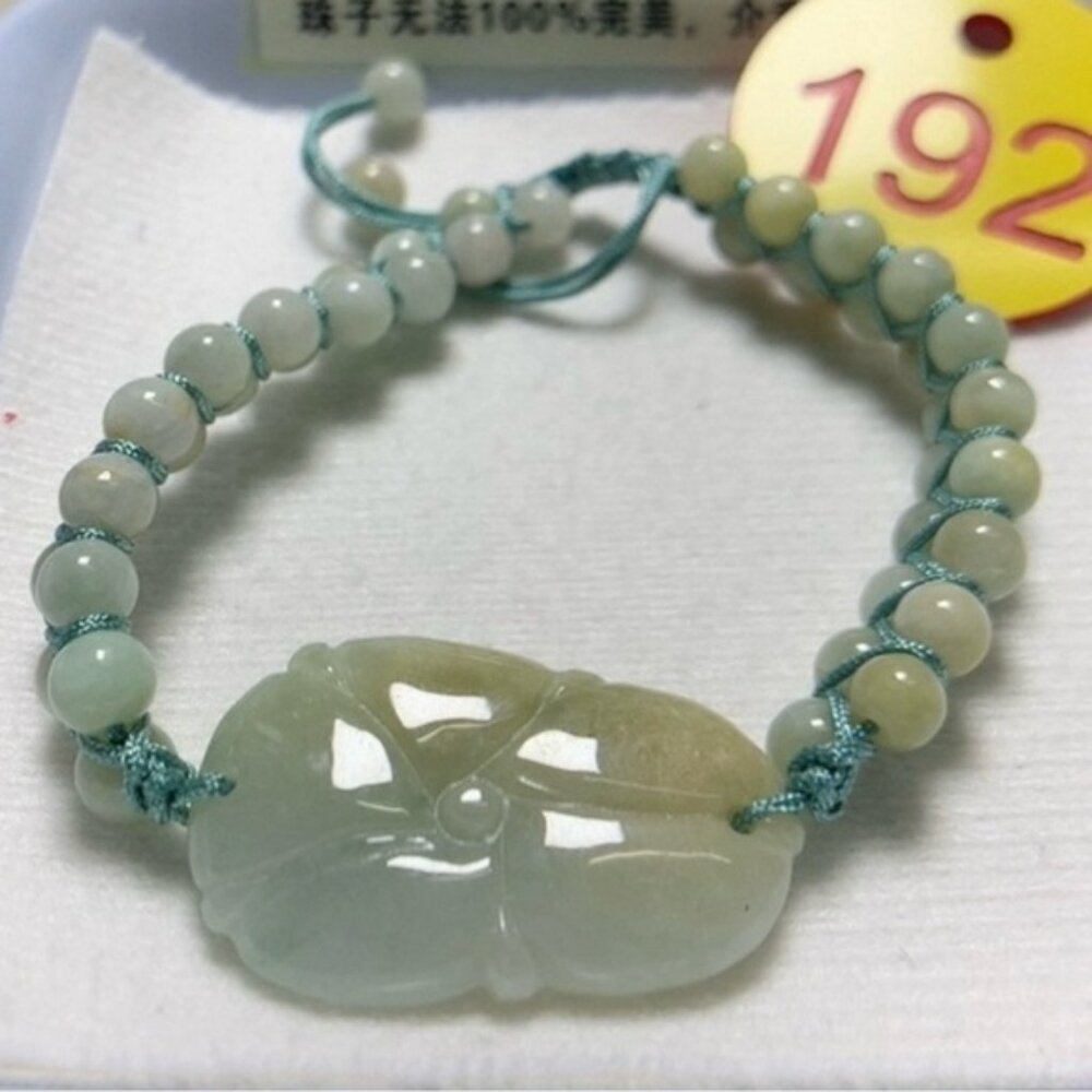 6 inch+ Adjustable Elegant Jade Beaded Bracelet